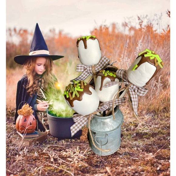 Faux Jason green topper |Mini marshmallows | Tired tray decor| Halloween decor - Picture 6 of 13